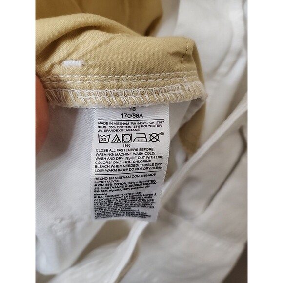 Old Navy WOW Straight Ankle Jeans Womens 16 White High Rise Stretch NEW - Picture 11 of 12